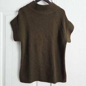 Ann Taylor Brown Knit Sweater Tunic Size Medium